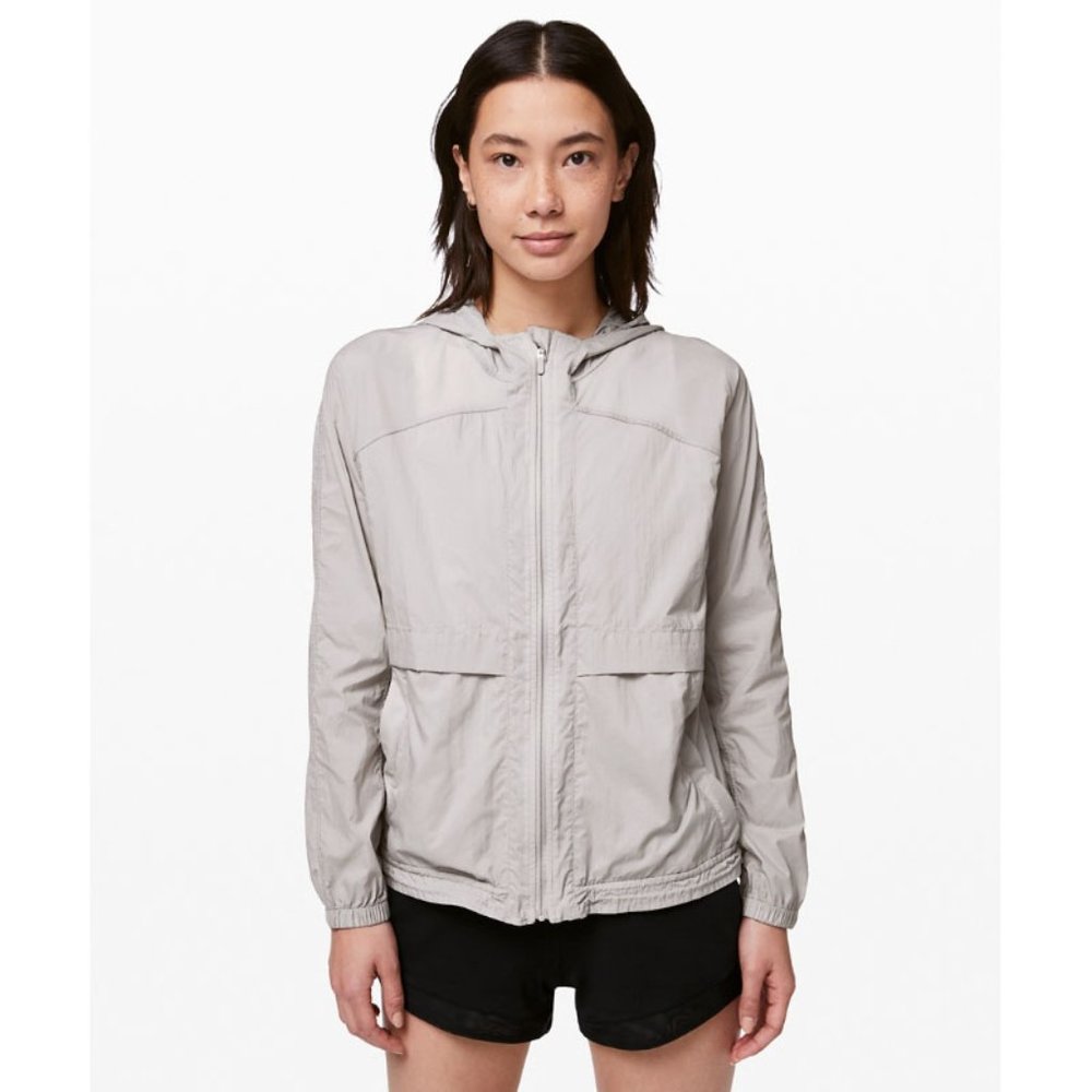 Lululemon Hood Lite Packable Jacket Chrome Grey 6